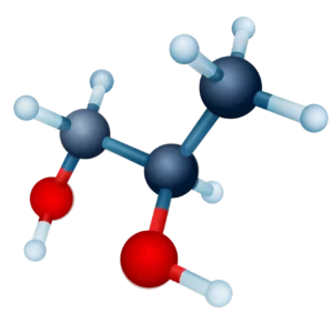 glycol vapors atomic structure